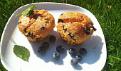 Hrníčkové borůvkové muffiny (bezlepkové) (Výborné)