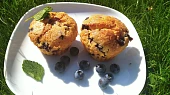 Hrníčkové borůvkové muffiny (bezlepkové), Výborné