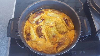 Plněné papriky ve šlehačkové omáčce