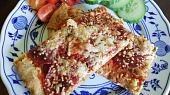 Pizza se šunkou a kukuřicí