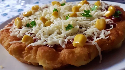 Rychlé cuketové "langoše"