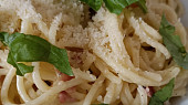 Autentické špagety carbonara podle Emanuela