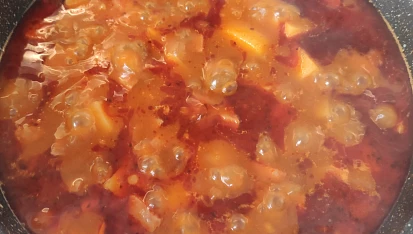 Bramborový guláš - buřtguláš, Bramborovy gulas