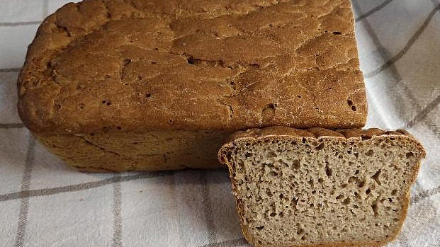 Chléb žitný kváskový bez hnětení (Chléb domácí žitný kváskový)