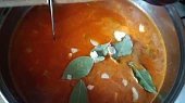 Pekingská polévka s kuřecím masem