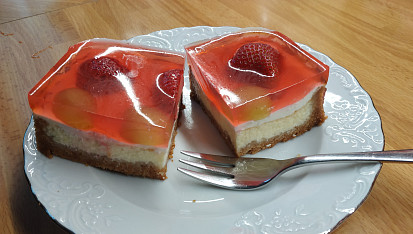 Tvarohový dort (cheesecake)