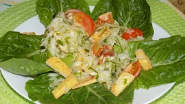 Okurkový salát s tofu