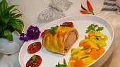 Vepřová panenka Wellington s máslovou zeleninou