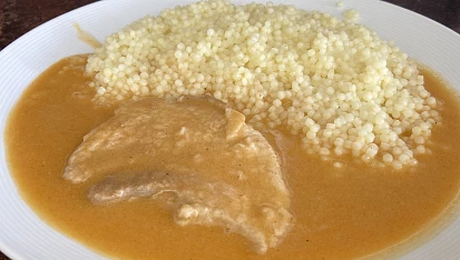 Vepřové plátky v jednoduché smetanové omáčce, Použil jsem na konec i mixer