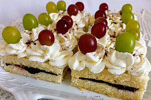 Piškotové řezy s mascarpone