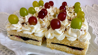 Piškotové řezy s mascarpone, Piškotové řezy s mascarpone