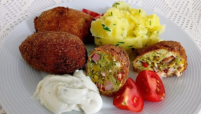 Smažené brokolicové šišky, Smažené brokolicové šišky