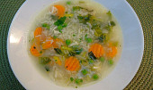 Kapustová polévka s mrkví a rýží