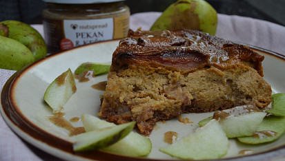 Podzimní hruškový cheesecake