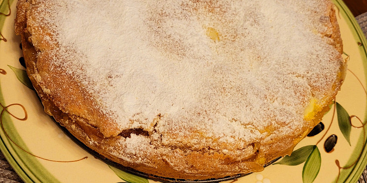 Křehký jablkový koláč (Suprový jablečný koláč, chutná všem :))