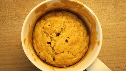 Mug cake s vločkami