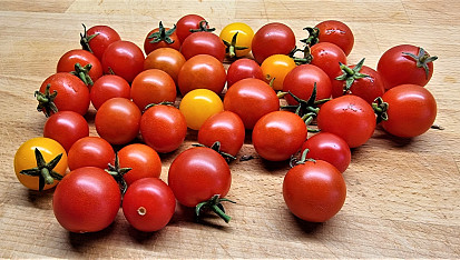 Sušená cherry rajčata v troubě