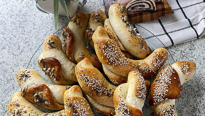 Sladké rohlíčky s tangzhongem
