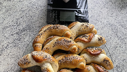 Sladké rohlíčky s tangzhongem
