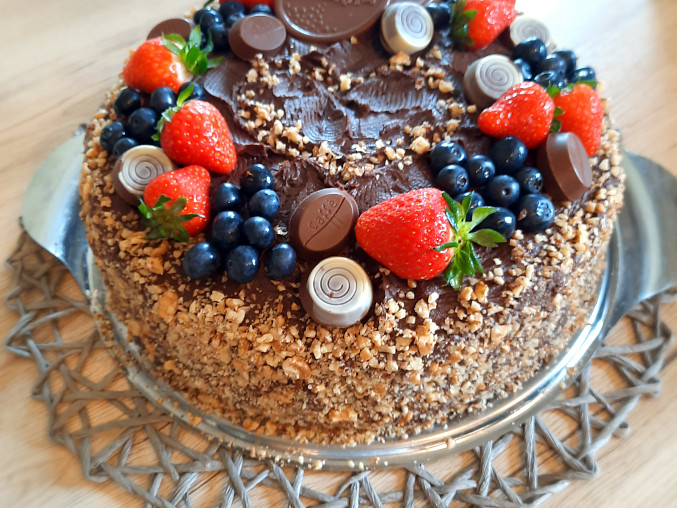 Jednoduchý čokoládový dort