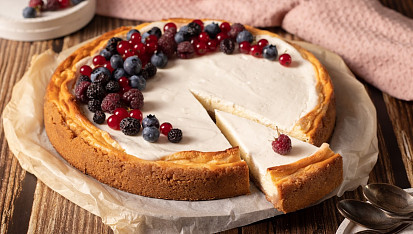 Tvarohový dort (cheesecake)