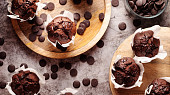 Čokoládové muffiny - hrníčkový recept