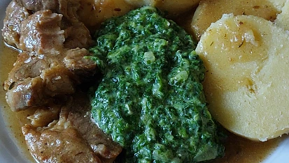 Plátky z krkovičky na česneku