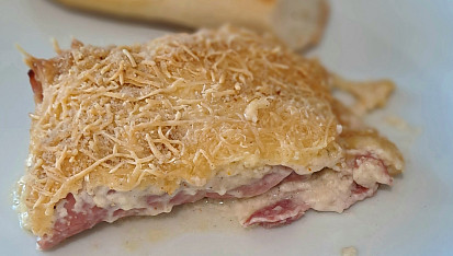 Čekanka obalená v šunce, Čakanka v šunke