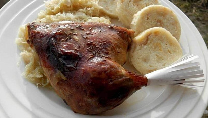 Domácí kachna na zázvoru a jablkách, Domácí kachna na zázvoru a jablkách
