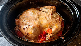 Luxusní kuře na paprice z pomalého hrnce