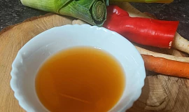 Zeleninový bujón SOUS-VIDE k zamražení