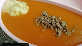 Rajská omáčka s hovězím a kuskusem pro nejmenší