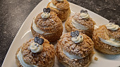 Choux au craquelin (francouzské větrníčky), CHOUX AU CRAQUELIN