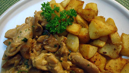 Kuřecí jako Stroganoff