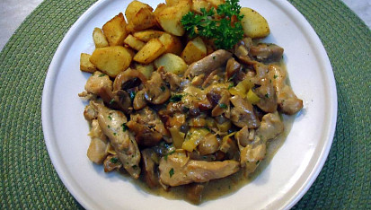 Kuřecí jako Stroganoff