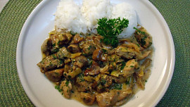 Kuřecí jako Stroganoff