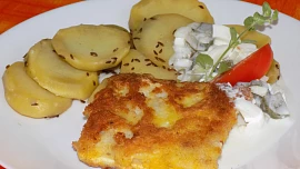 Smažené filé se studenou omáčkou