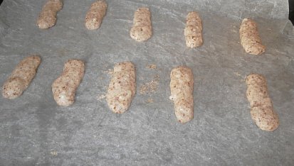 Bílkové rohlíčky s pařížským krémem