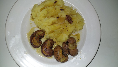 Pečené jehněčí ledvinky