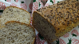 Rychlý chléb z formy (bez hnětení)