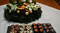 Čokoládové pralinky s náplní Praline