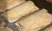 Jablečné taštičky z toastového chleba, Před upečením