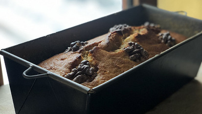 “Mokrý” banana bread