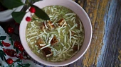Česnečka se sýrem - recept od babičky