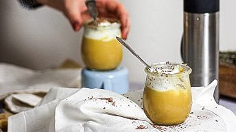Sous vide dezert Pot de Caramel