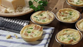 Zeleninové mini quiche