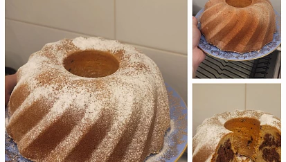 Bábovka s jablkem a Margotkou