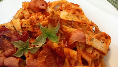 Tagliatelle s italskou omáčkou