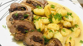 Vepřové roládky po italsku plněné