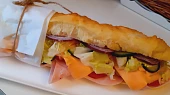 Domácí italská bageta s majonézou